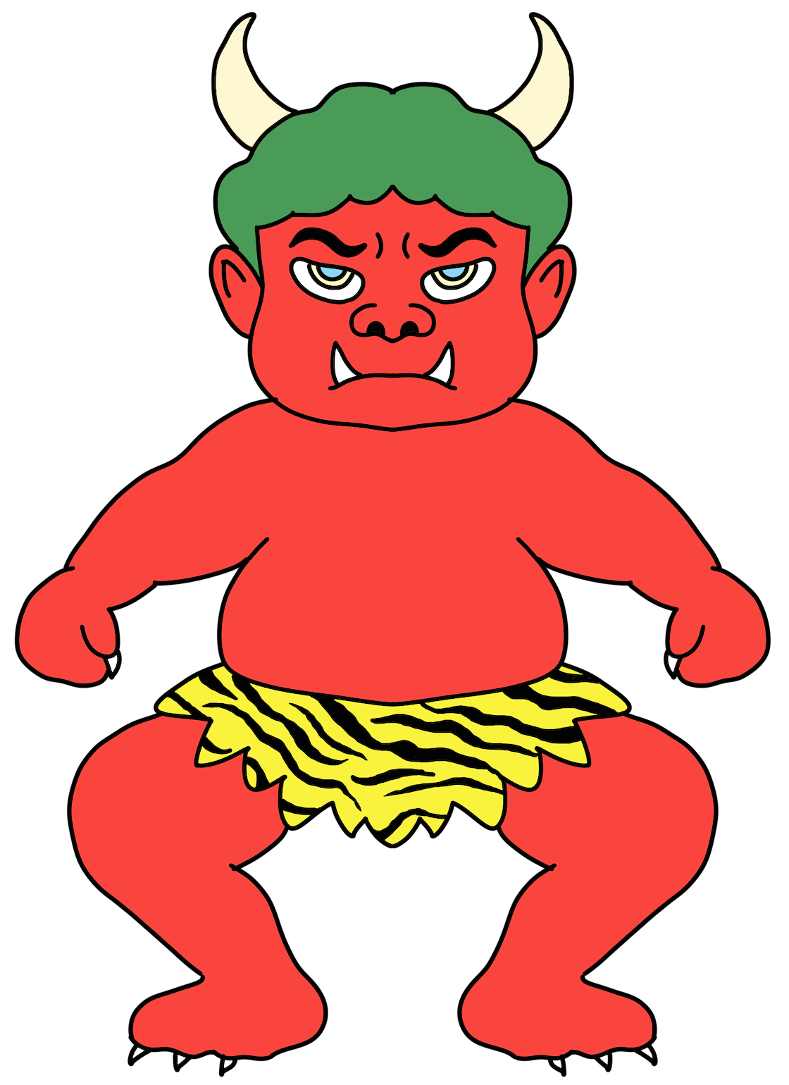 鬼の絵。正体は下の子午盤で
